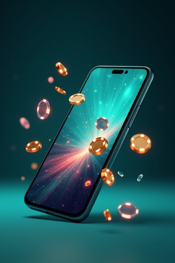 Smartphone with casino app